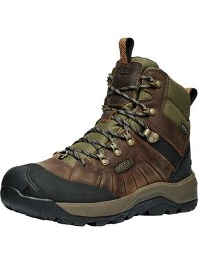 KEEN Men's Revel 4 Mid Height Polar Insulated Waterproof Snow Boots, SZ 9